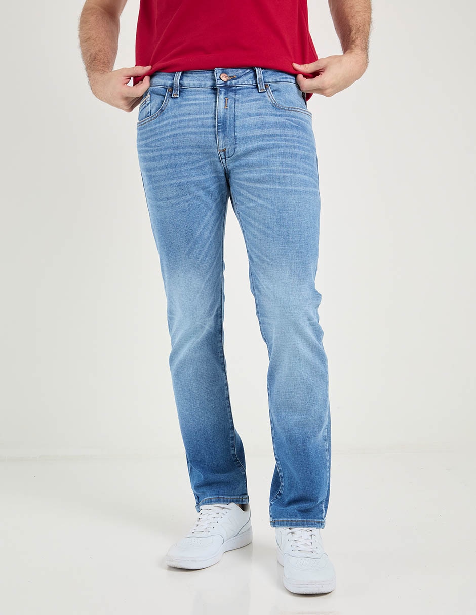 Jeans slim Silver Plate deslavado para hombre