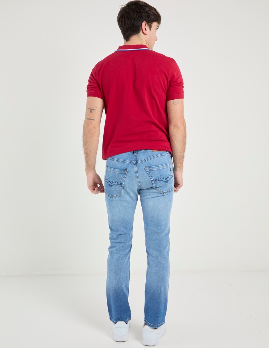 Jeans slim Silver Plate deslavado para hombre