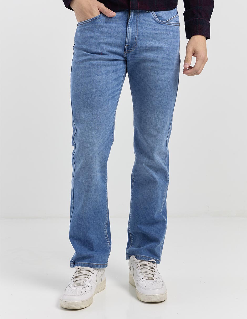Jeans boot Silver Plate lavado stone wash para hombre