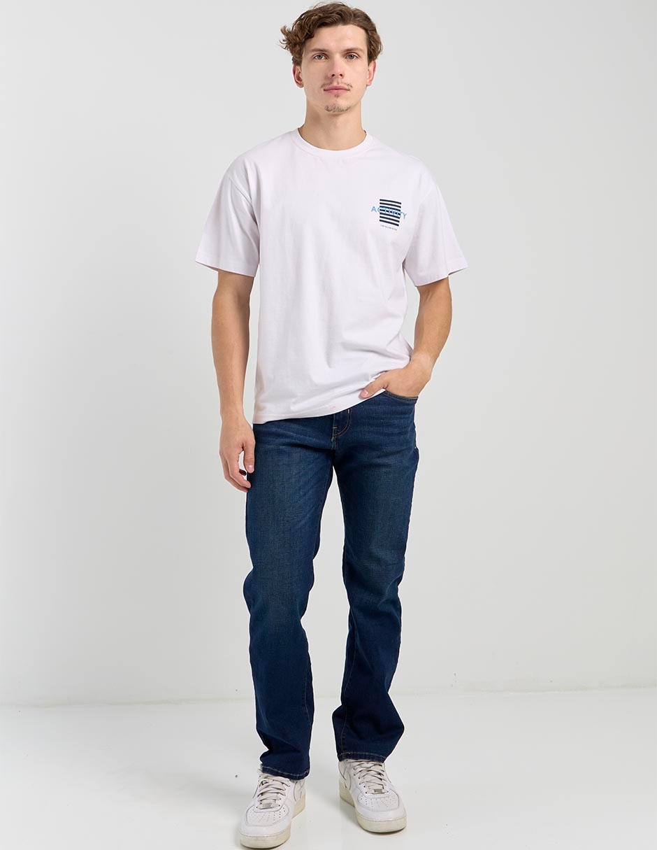 Jeans slim lavado stone wash para hombre