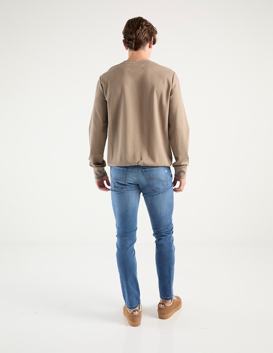 Jeans super skinny Silver Plate lavado stone wash para hombre