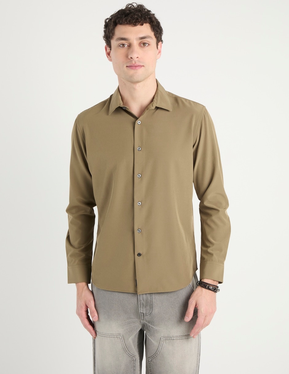 Camisa casual manga larga para hombre Camisa casual manga larga para hombre