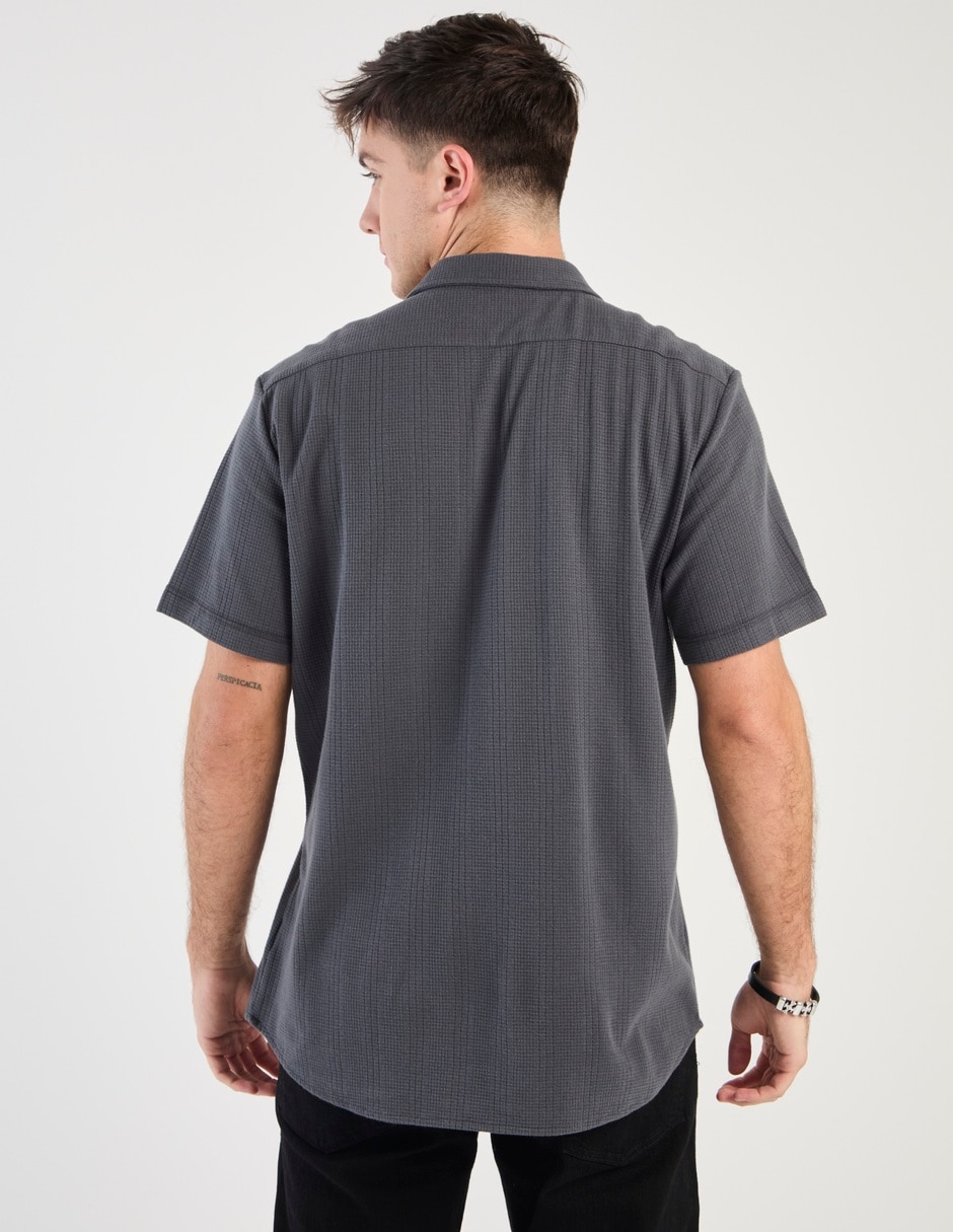 Camisa casual manga corta para hombre