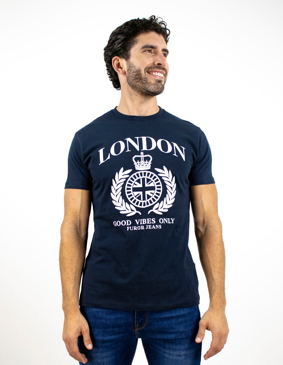 Playera Trendy cuello redondo para hombre Playera Trendy cuello redondo para hombre