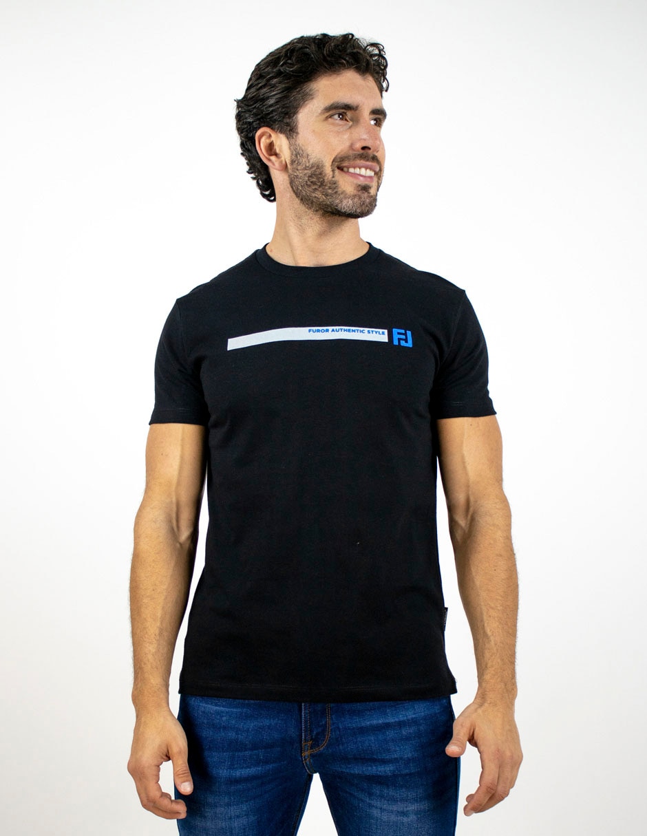 Playera Trendy cuello redondo para hombre Playera Trendy cuello redondo para hombre