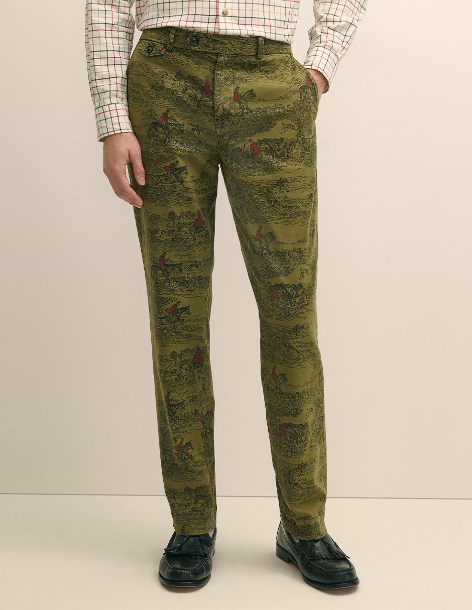 Pantalón cargo regular de algodón para hombre 12