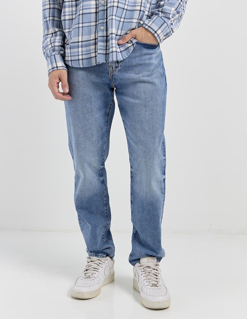 Jeans skinny deslavado para hombre
