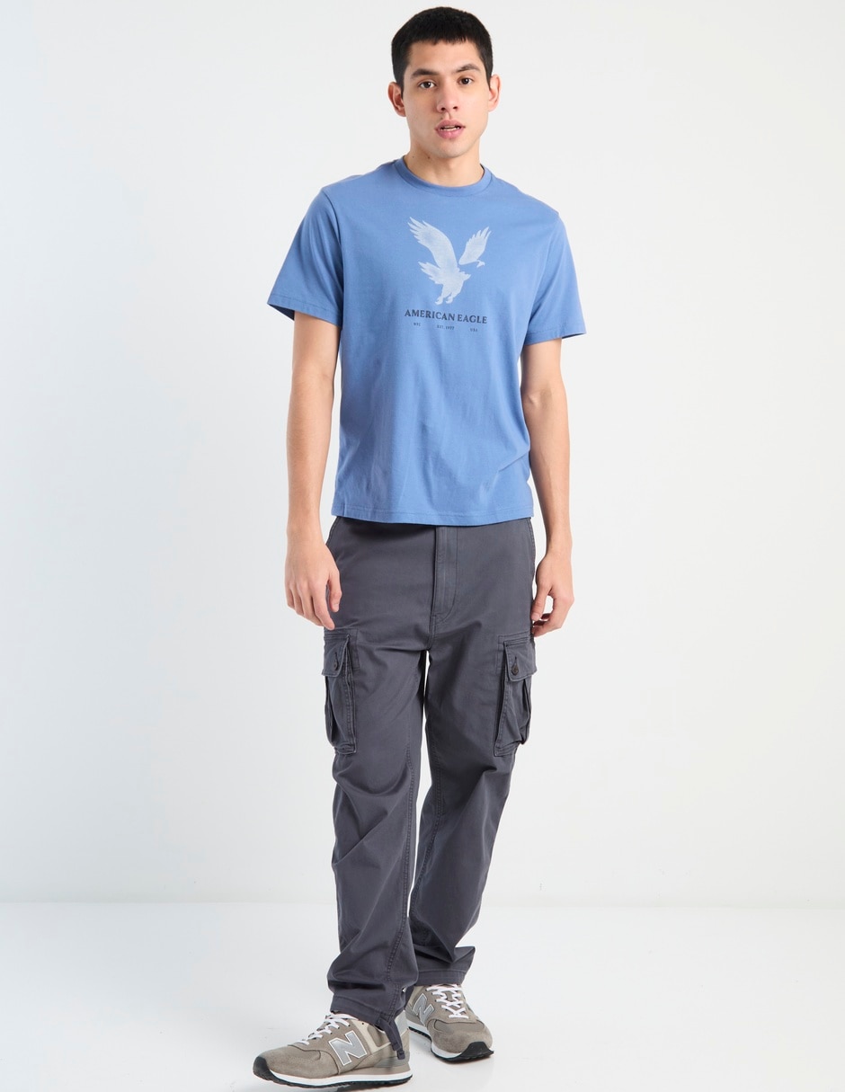 Playera American Eagle cuello redondo para hombre