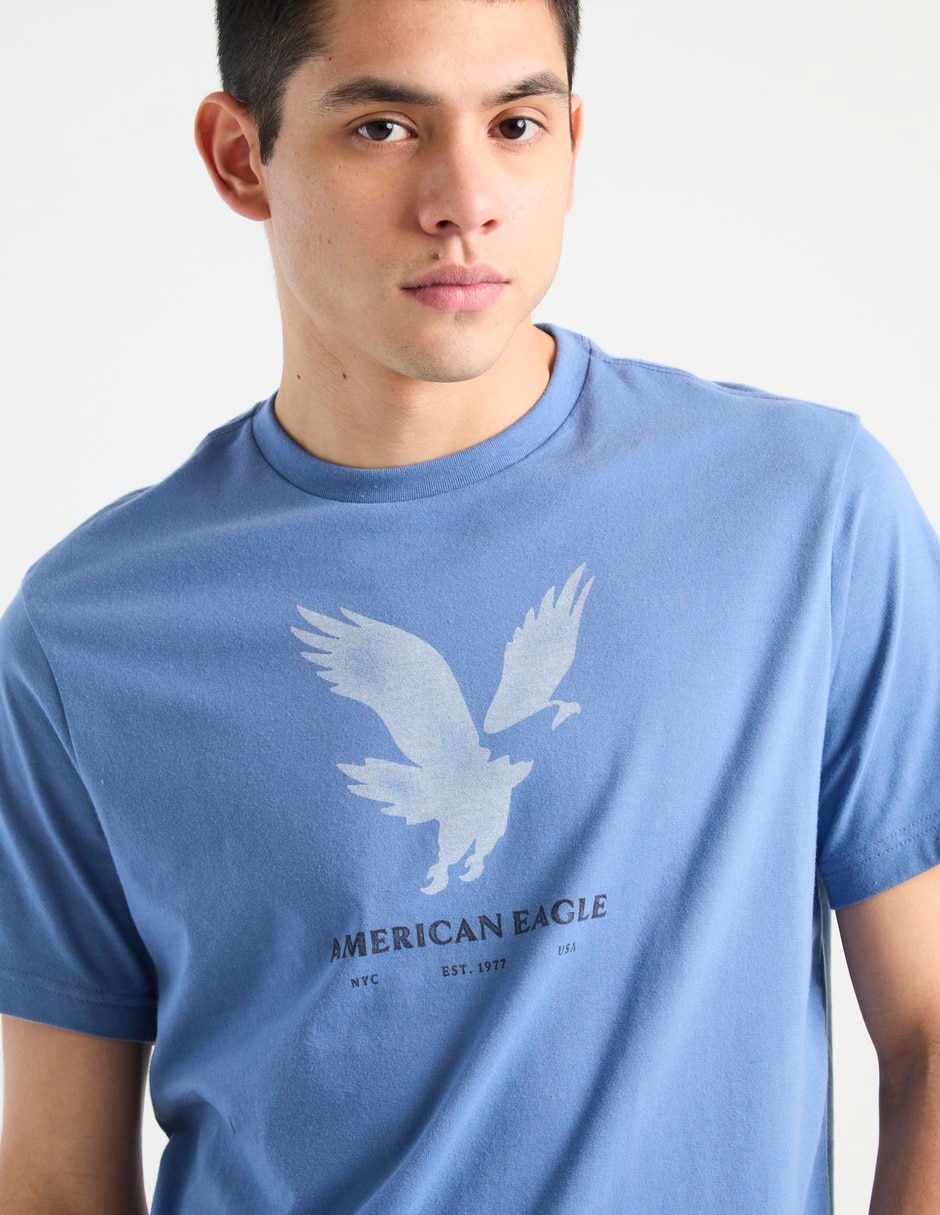 Playera American Eagle cuello redondo para hombre