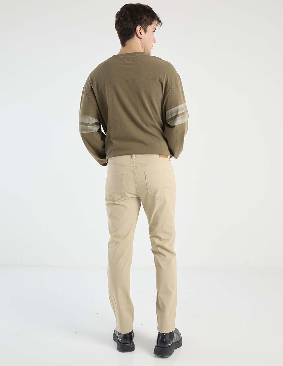 Pantalón casual slim American Eagle de algodón para hombre