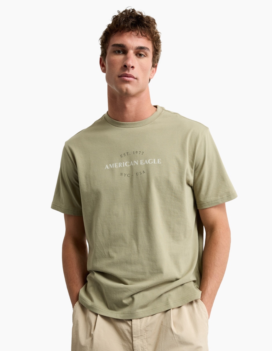 Playera cuello redondo para hombre