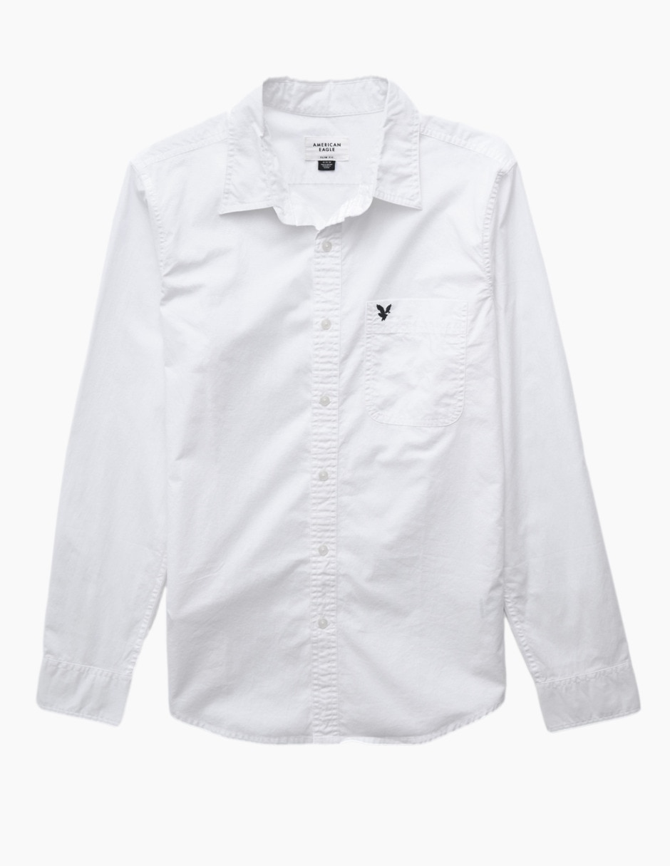 Camisa casual de algodón manga larga para hombre 3