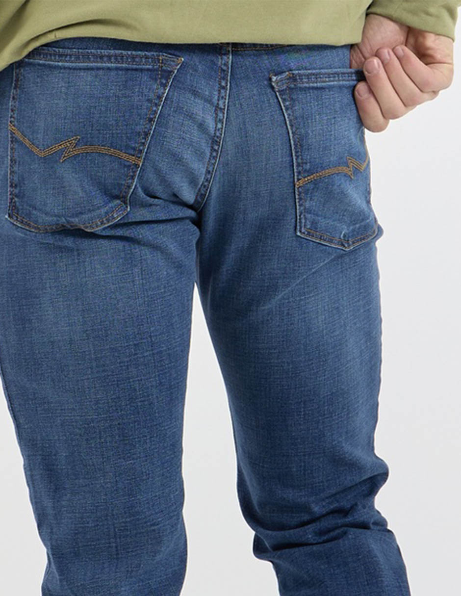 Jeans slim Silver Plate deslavado para hombre