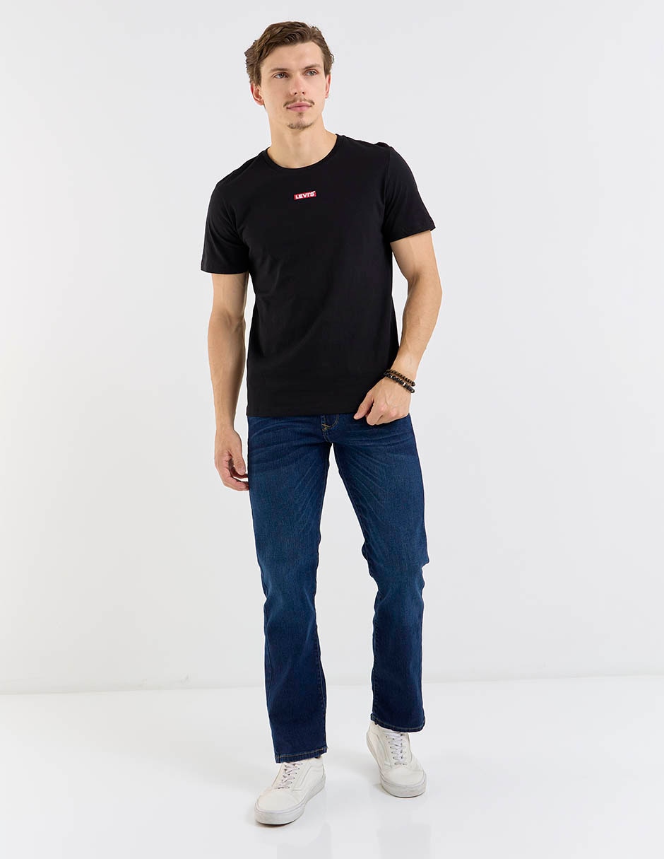 Jeans slim deslavado para hombre 1
