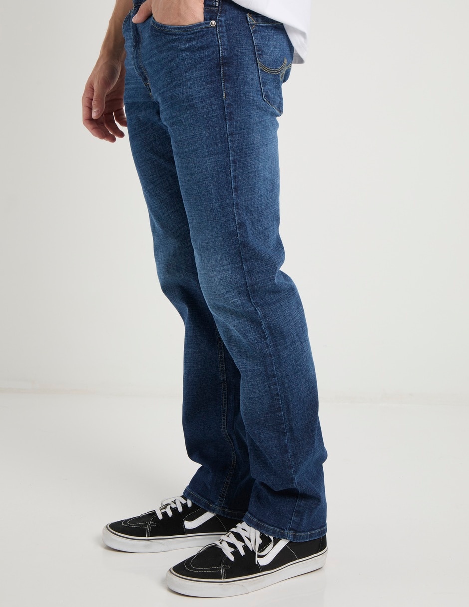 Jeans slim lavado stone wash para hombre