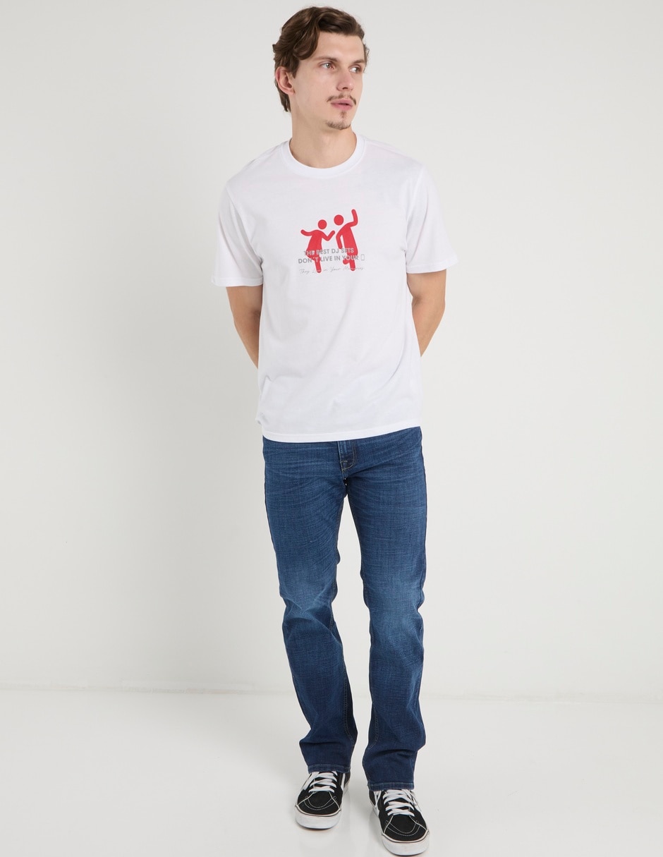 Jeans slim Silver Plate lavado stone wash para hombre