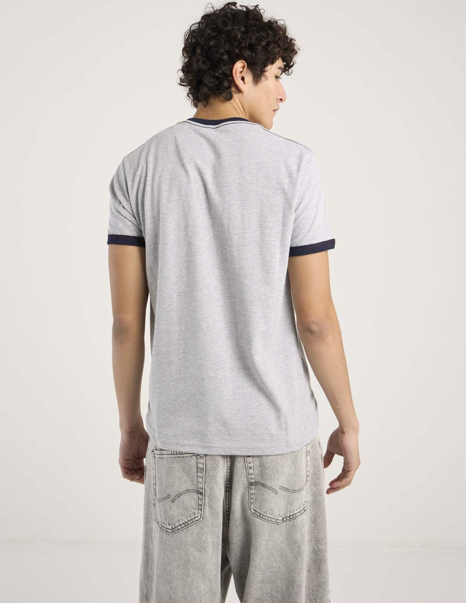 Playera cuello redondo para hombre