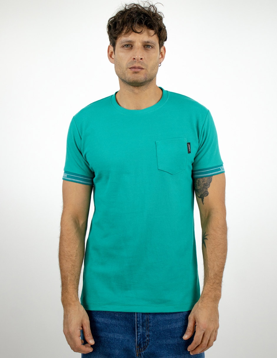 Playera cuello redondo para hombre