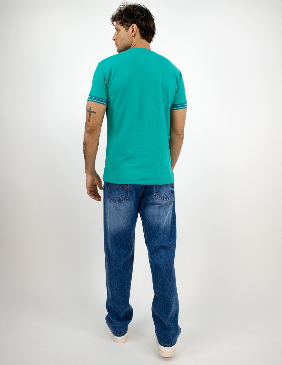 Playera cuello redondo para hombre
