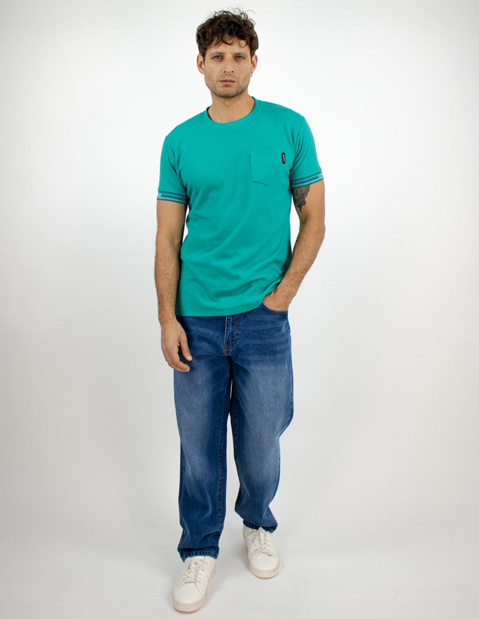 Playera cuello redondo para hombre