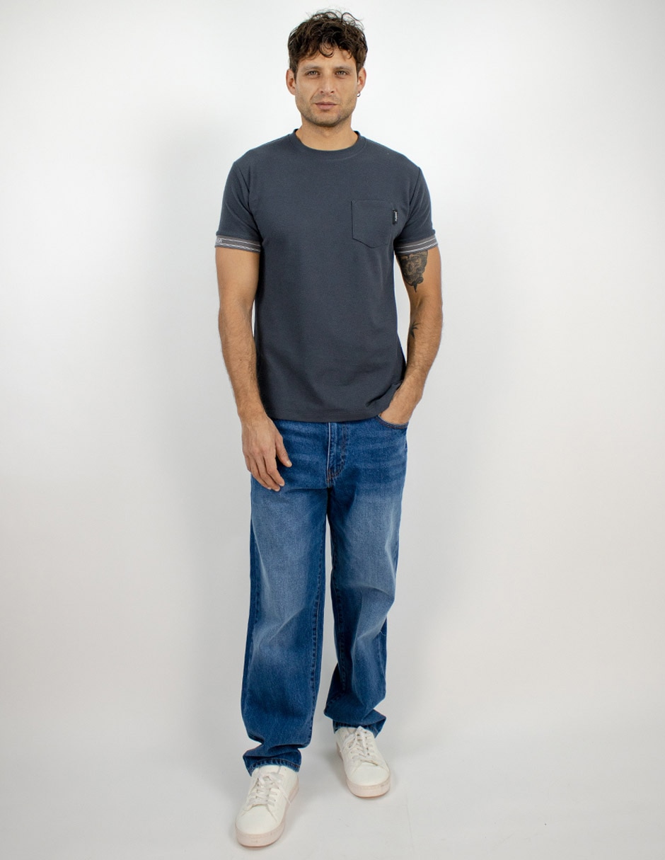 Playera cuello redondo para hombre
