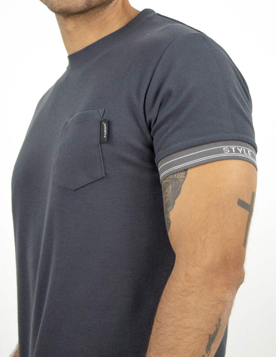 Playera cuello redondo para hombre