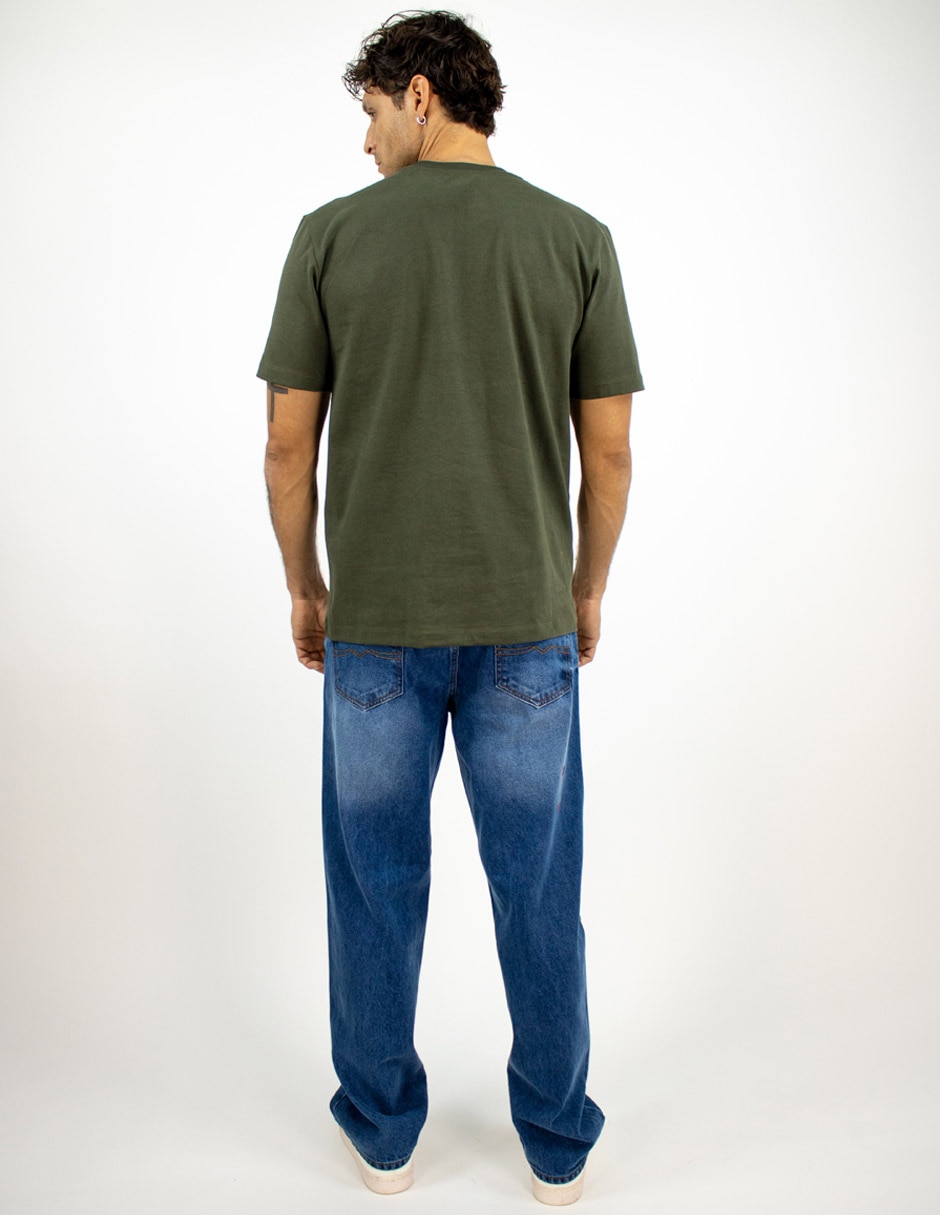 Playera cuello redondo para hombre