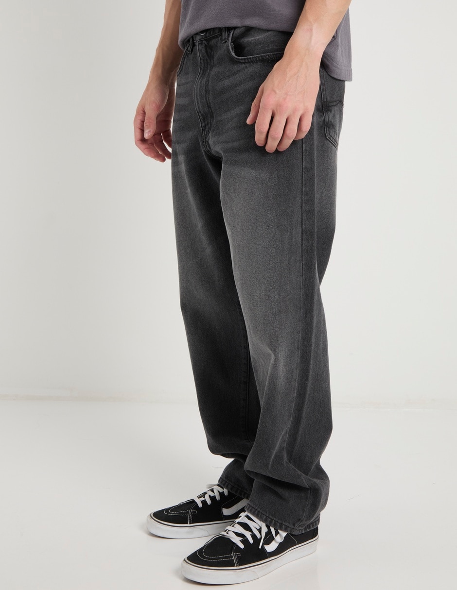 Jeans slim deslavado para hombre