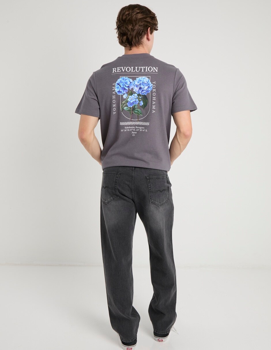 Jeans slim deslavado para hombre 6