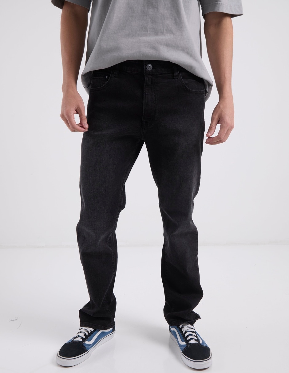 Jeans straight Furor lavado obscuro para hombre