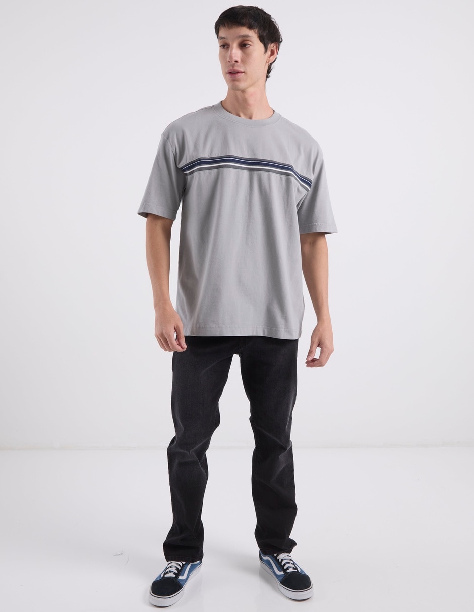 Jeans straight Furor lavado obscuro para hombre