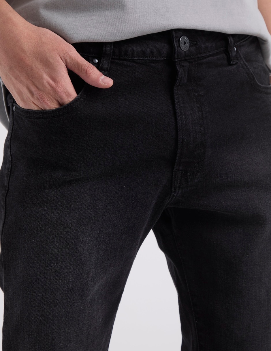 Jeans straight Furor lavado obscuro para hombre