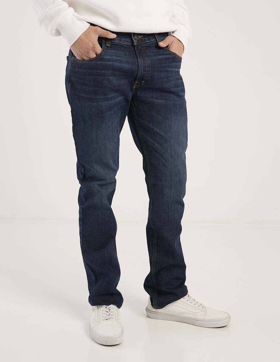 Jeans straight Oggi deslavado para hombre