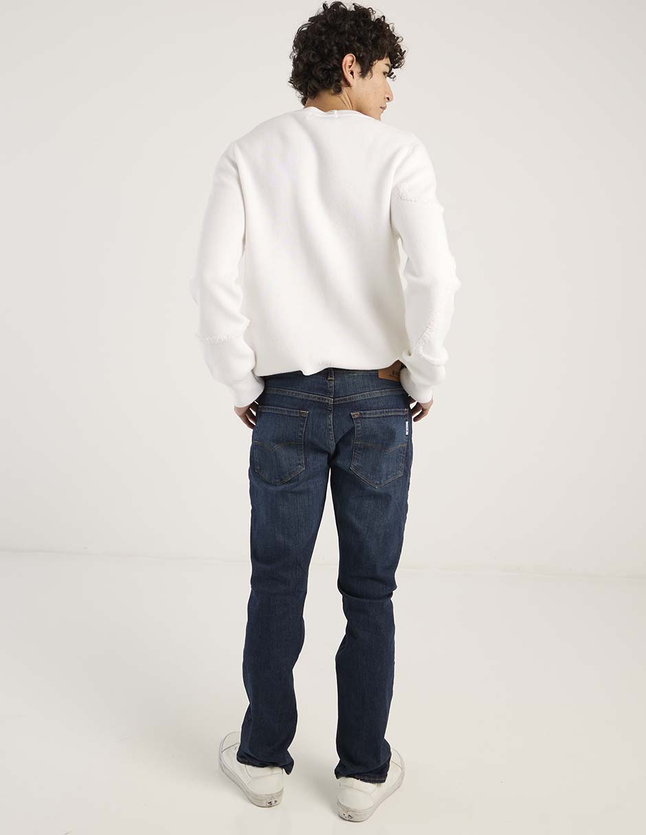 Jeans straight Oggi deslavado para hombre