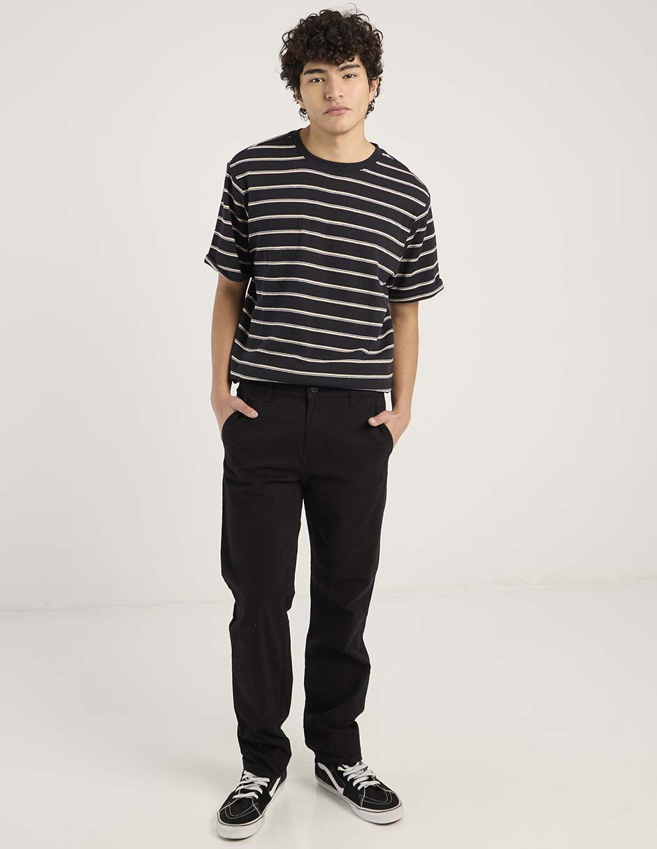 Pantalón straight Oggi de gabardina para hombre