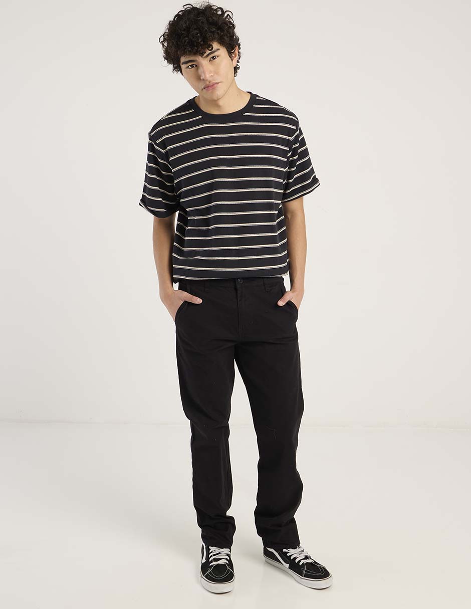 Pantalón straight Oggi de gabardina para hombre