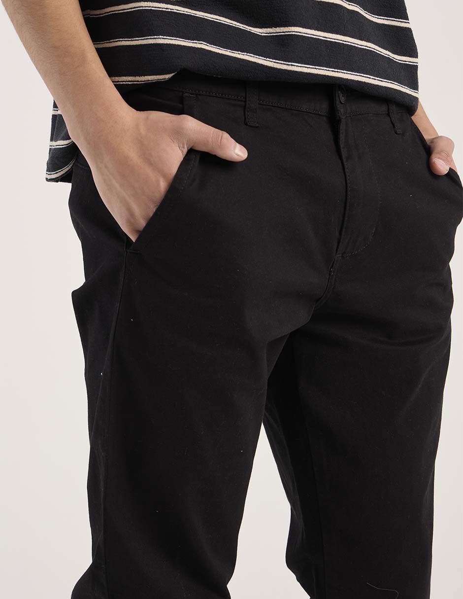 Pantalón straight Oggi de gabardina para hombre
