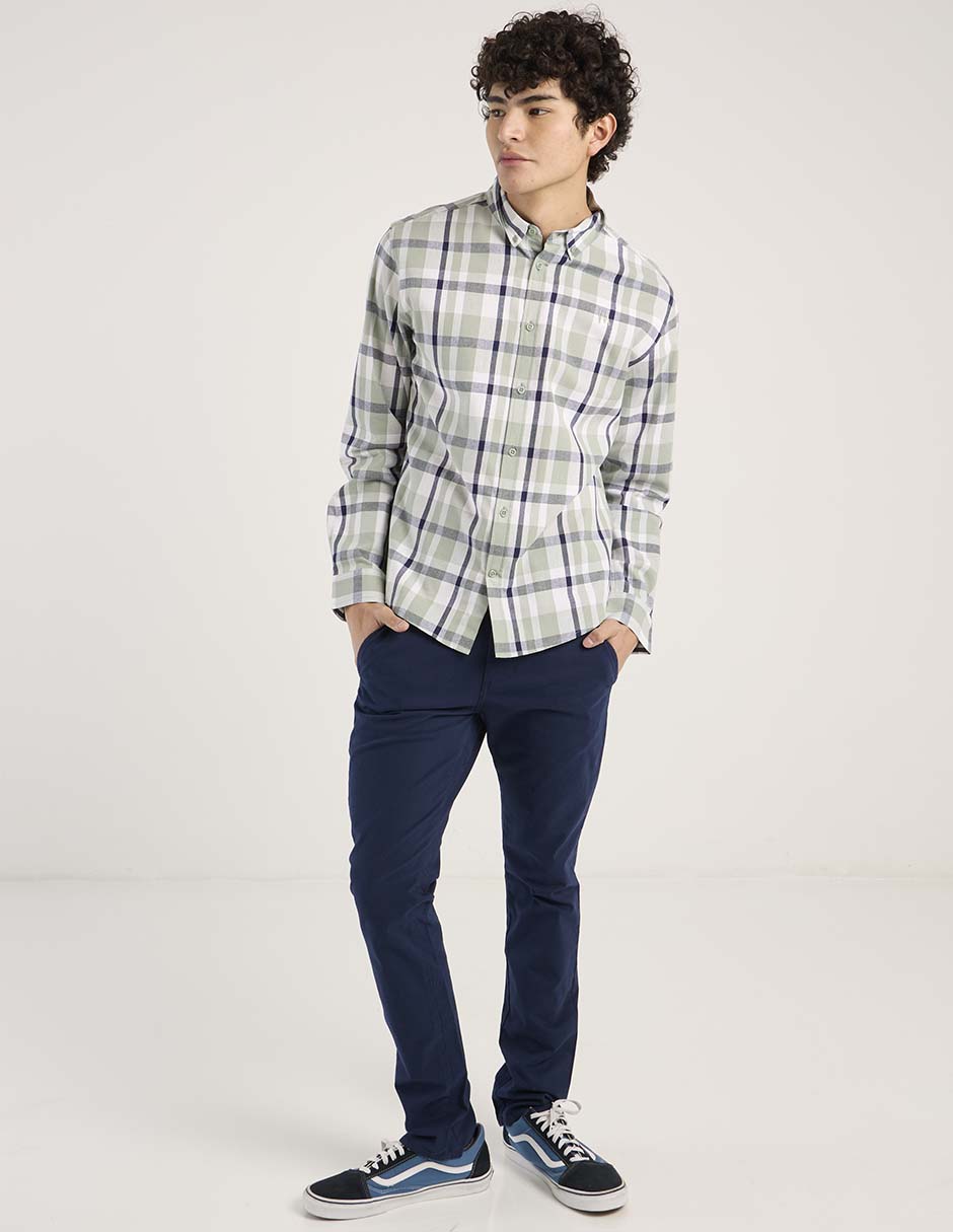 Pantalón slim Oggi de algodón para hombre