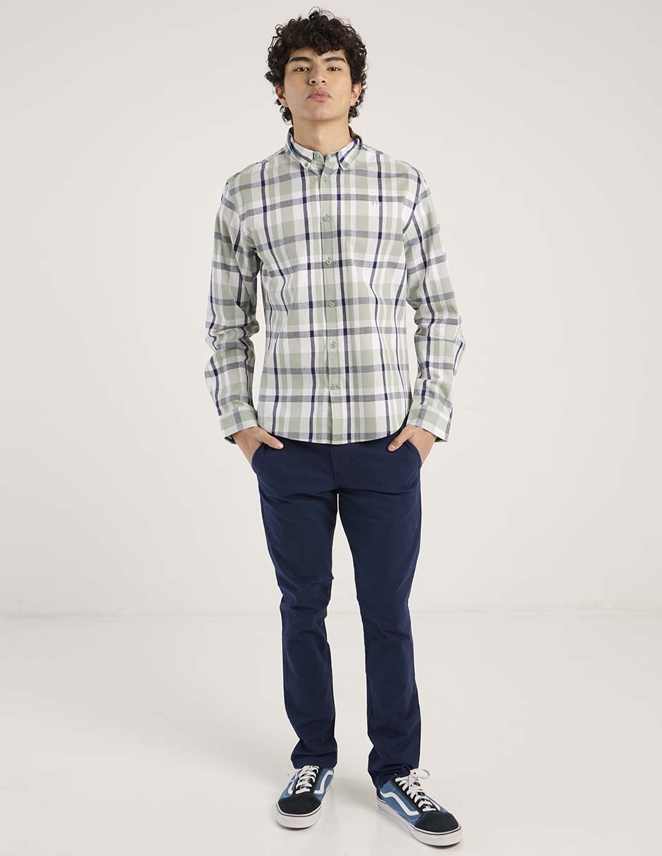 Pantalón slim Oggi de algodón para hombre