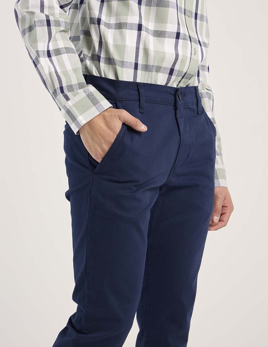 Pantalón slim Oggi de algodón para hombre