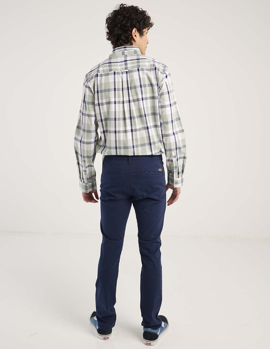 Pantalón slim Oggi de algodón para hombre