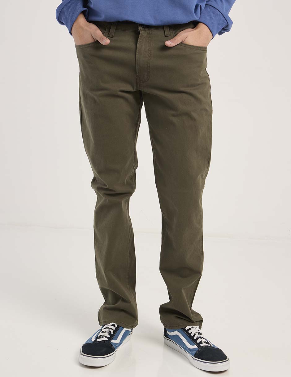 Pantalón straight Oggi de algodón para hombre