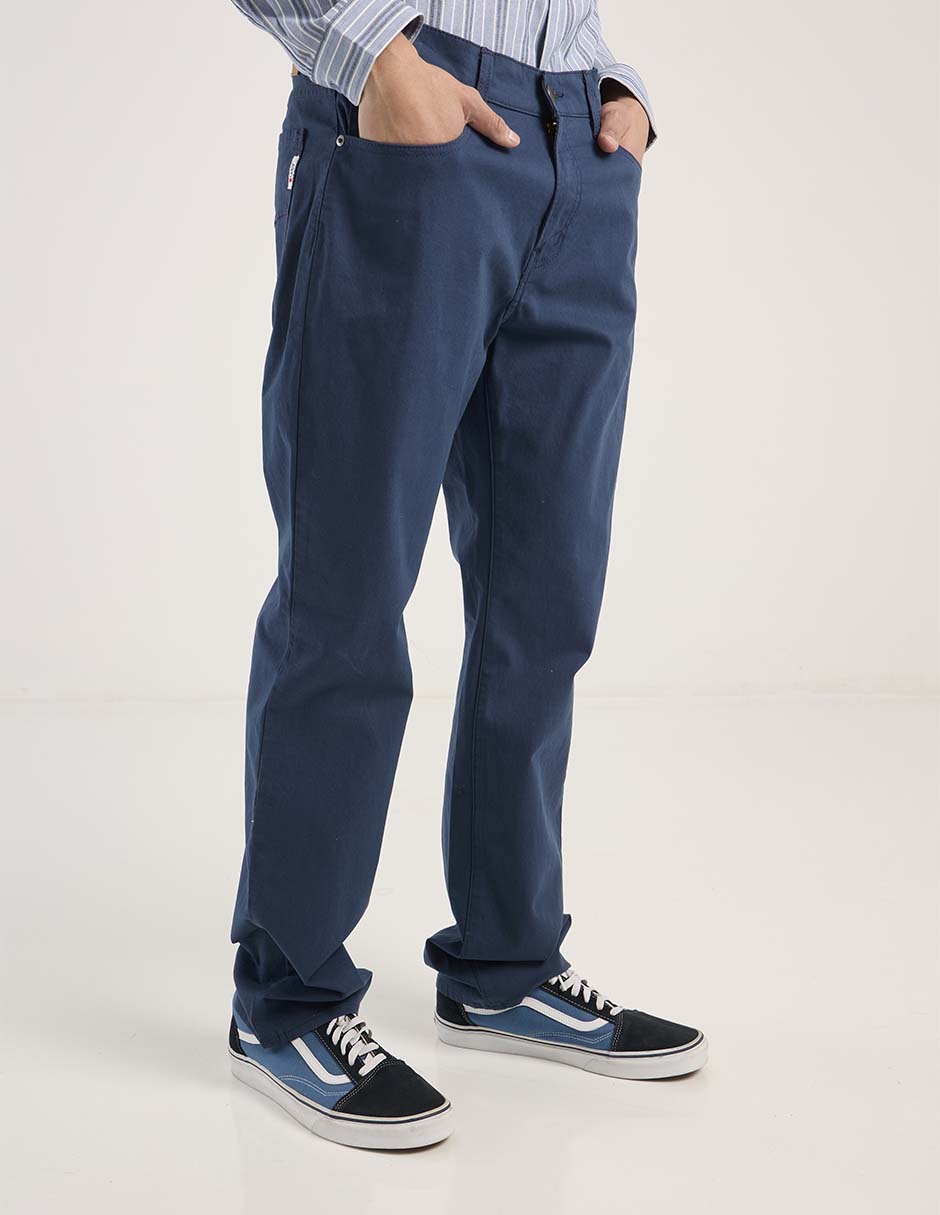 Pantalón straight Oggi de algodón para hombre