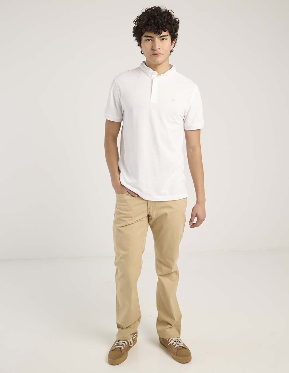 Pantalón straight Oggi de algodón para hombre