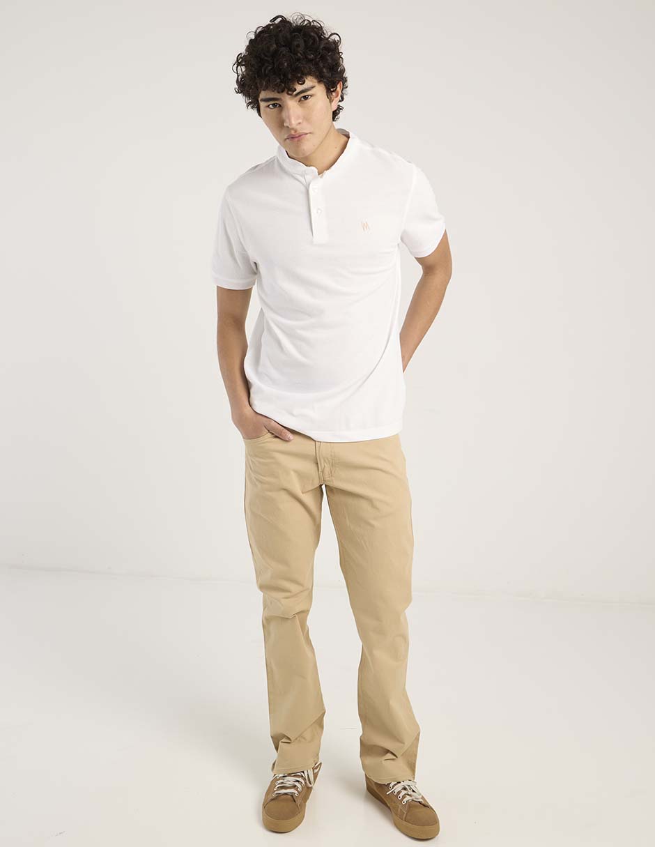 Pantalón straight Oggi de algodón para hombre