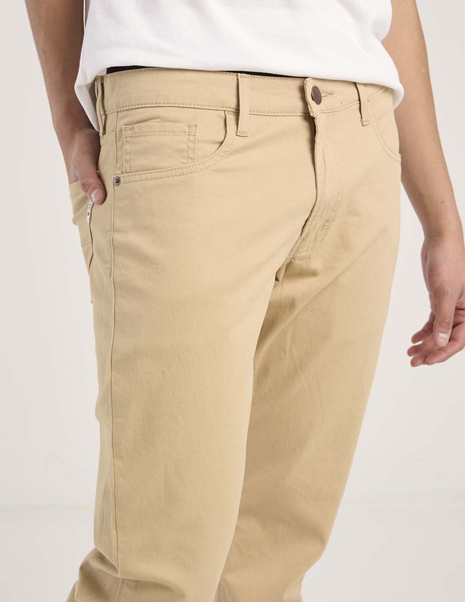 Pantalón straight Oggi de algodón para hombre