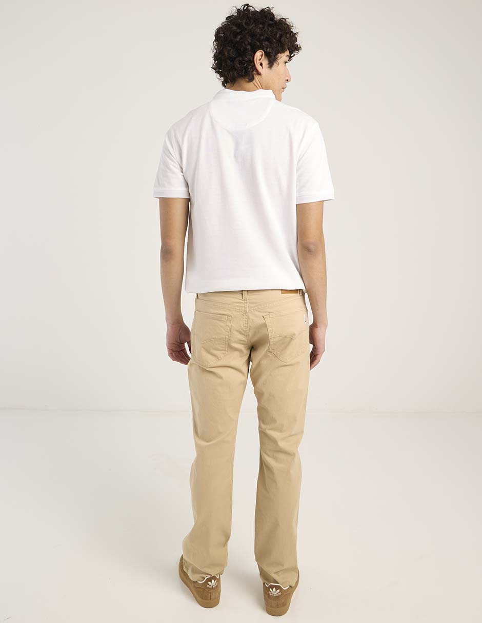 Pantalón straight Oggi de algodón para hombre
