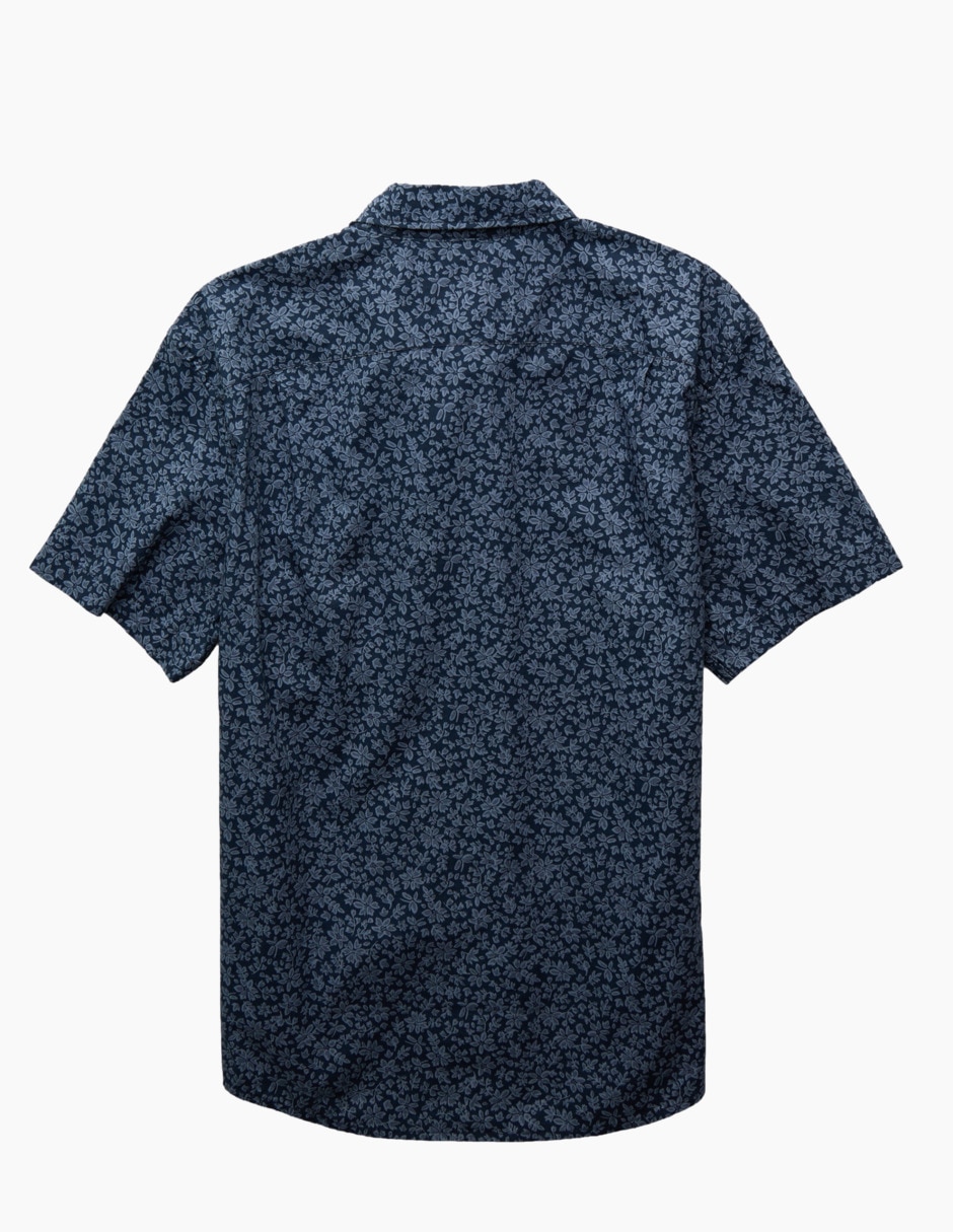 Camisa casual American Eagle de algodón manga corta para hombre
