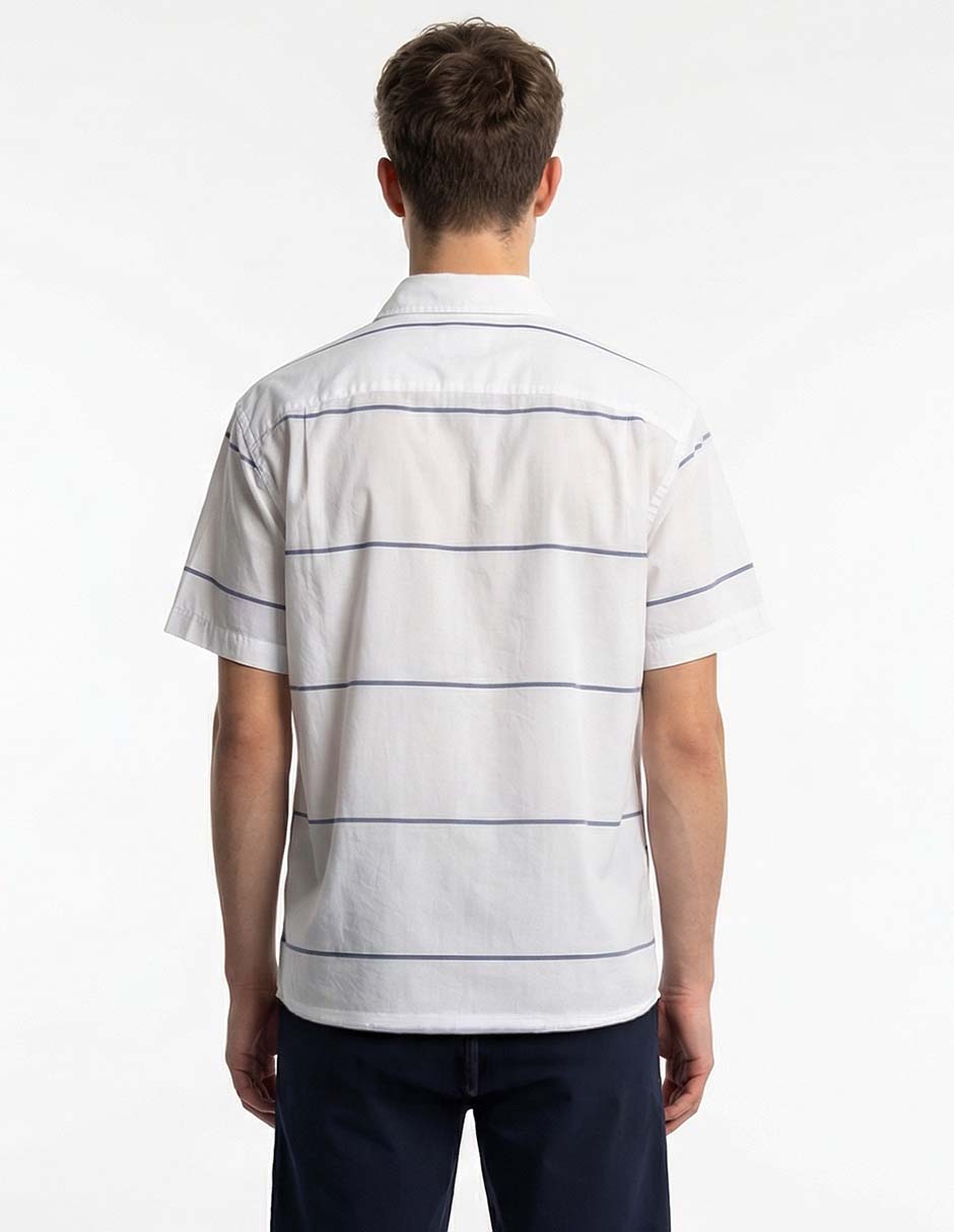 Camisa casual American Eagle de algodón manga corta para hombre