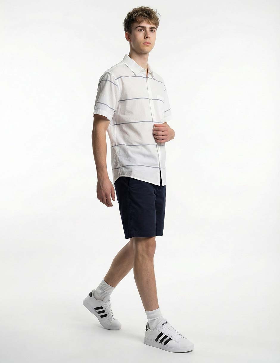Camisa casual American Eagle de algodón manga corta para hombre